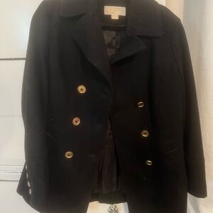 Black Michael Kors Women’s Peacoat